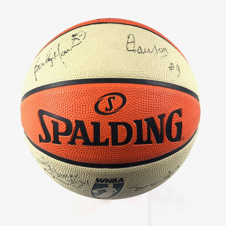 2008 San Antonio Silver Stars Team Signed Basketball PSA/DNA Autographed Ball LO Image 1