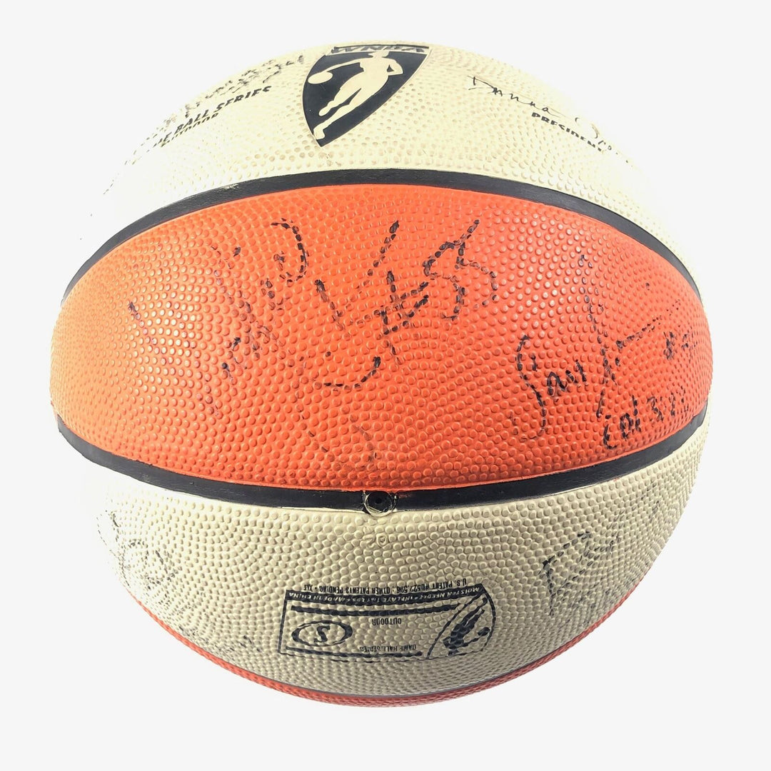 2008 San Antonio Silver Stars Team Signed Basketball PSA/DNA Autographed Ball LO Image 5