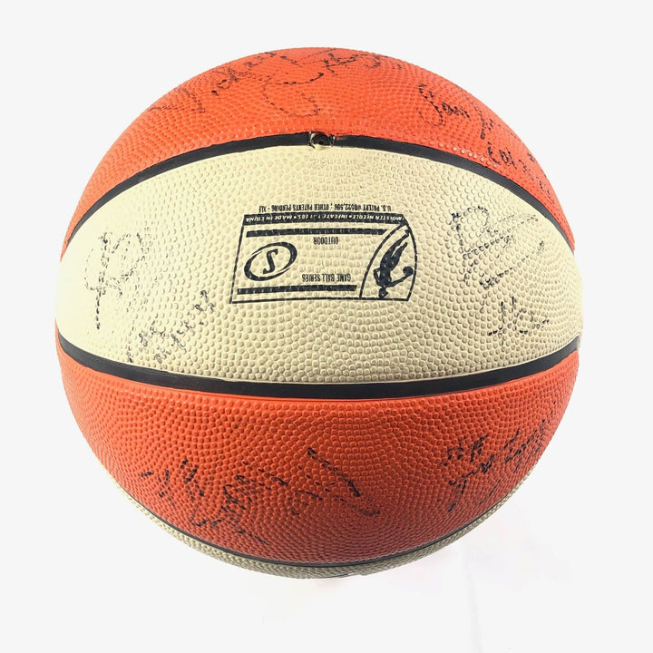 2008 San Antonio Silver Stars Team Signed Basketball PSA/DNA Autographed Ball LO Image 6