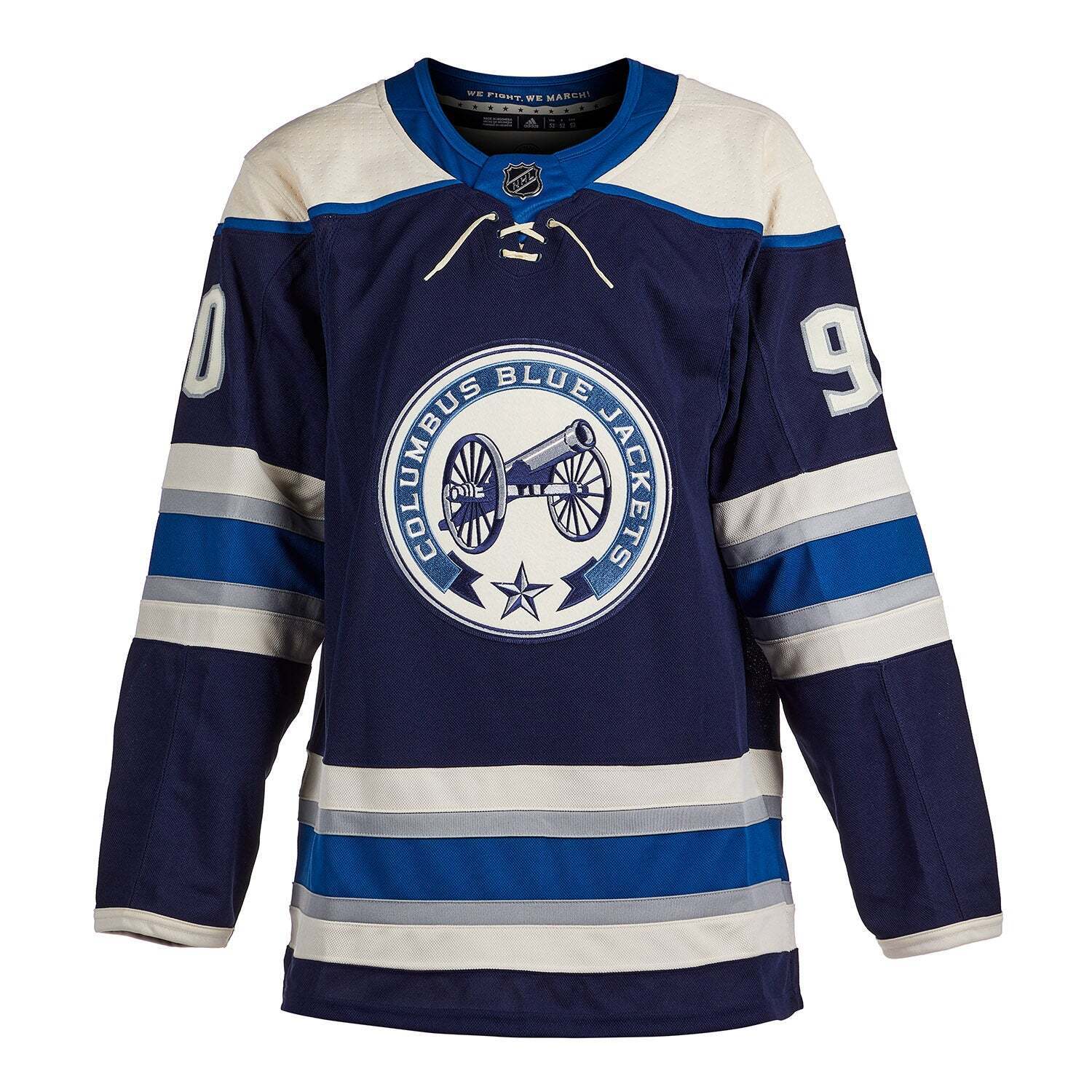 Auction: Blue Jackets goalie Elvis Merzlikins autographed alternate jersey  and puck