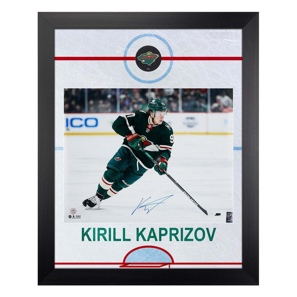 Kirill Kaprizov Minnesota Wild Autographed Reverse Retro 2.0 8x10