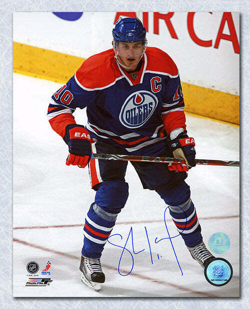 Shawn Horcoff Edmonton Oilers Autographed Captain 8x10 Photo Image 1