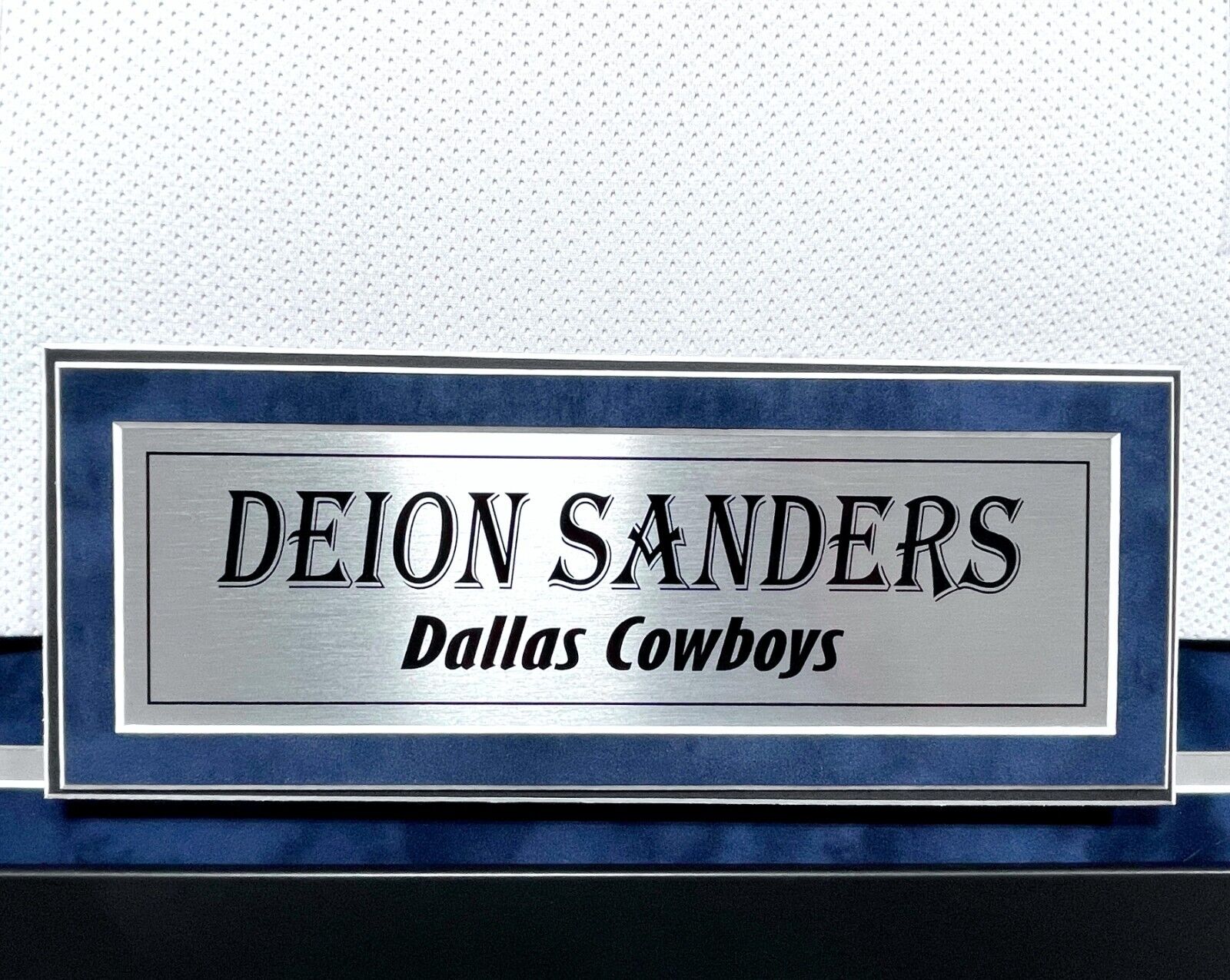 Deion Sanders Autographed and Framed Dallas Cowboys Jersey