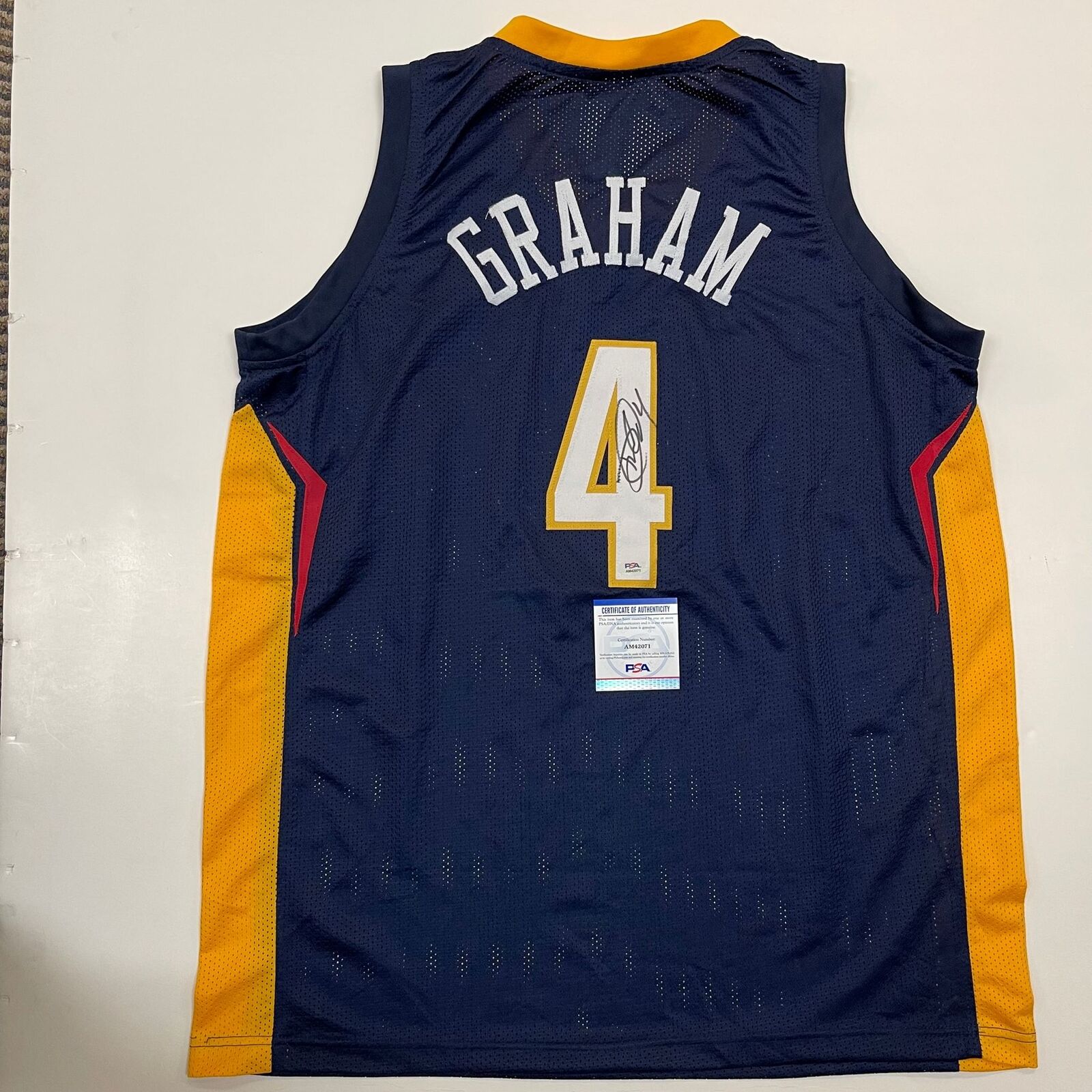 Devonte' Graham Autographed Signed Devonte' Graham Jersey PSA/DNA New  Orleans Pelicans