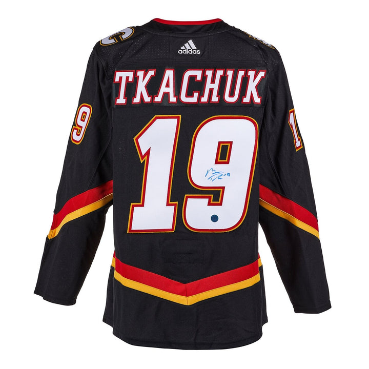 Matthew Tkachuk Calgary Flames Signed Reverse Retro Adidas Jersey Image 1