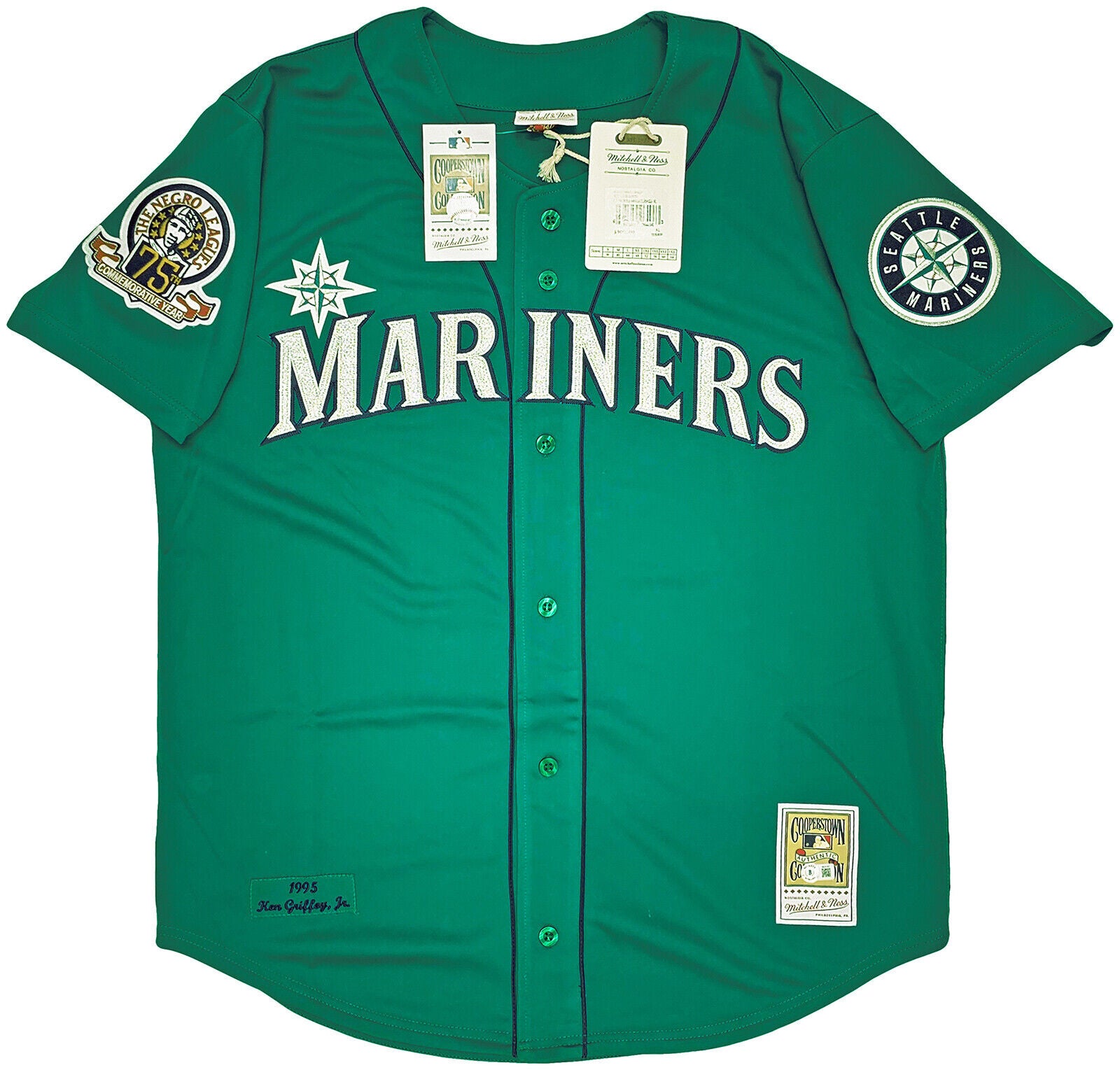 ken griffey jr green mariners jersey