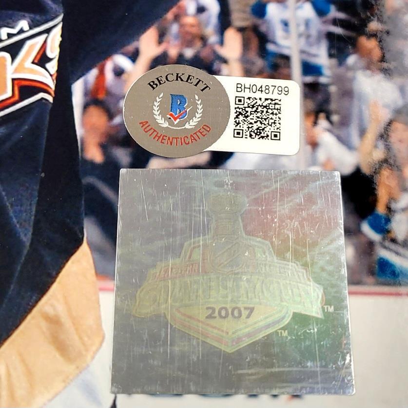 Chris Pronger signed Ducks Stanley Cup Photofile 8x10 photo autograph  BAS Image 3