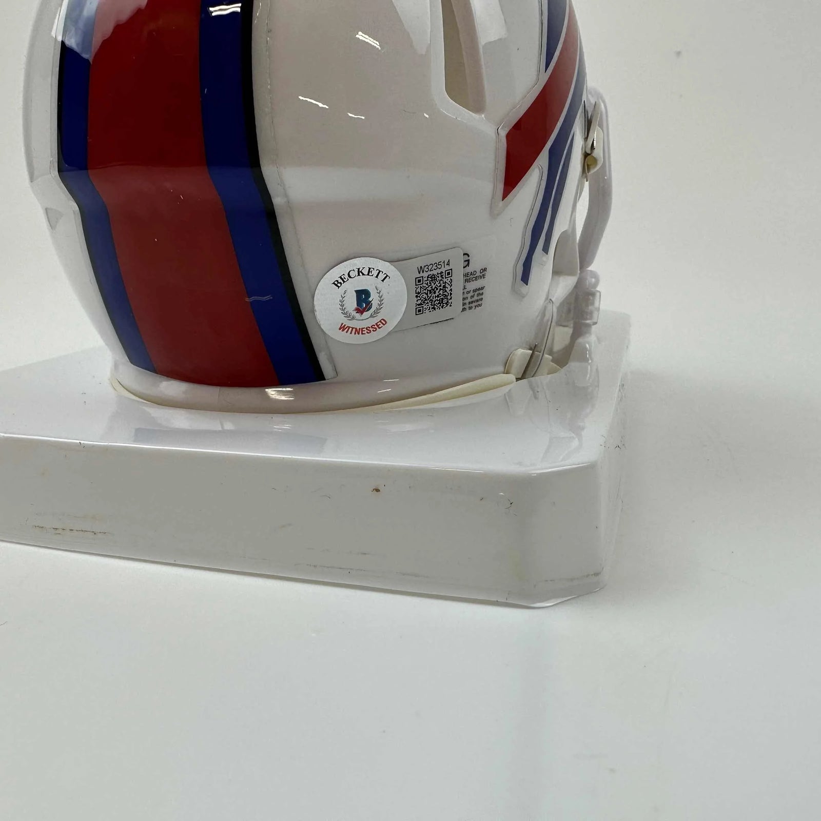 Bills Damar Hamlin Authentic Signed Speed Mini Helmet Autographed BAS  Witnessed