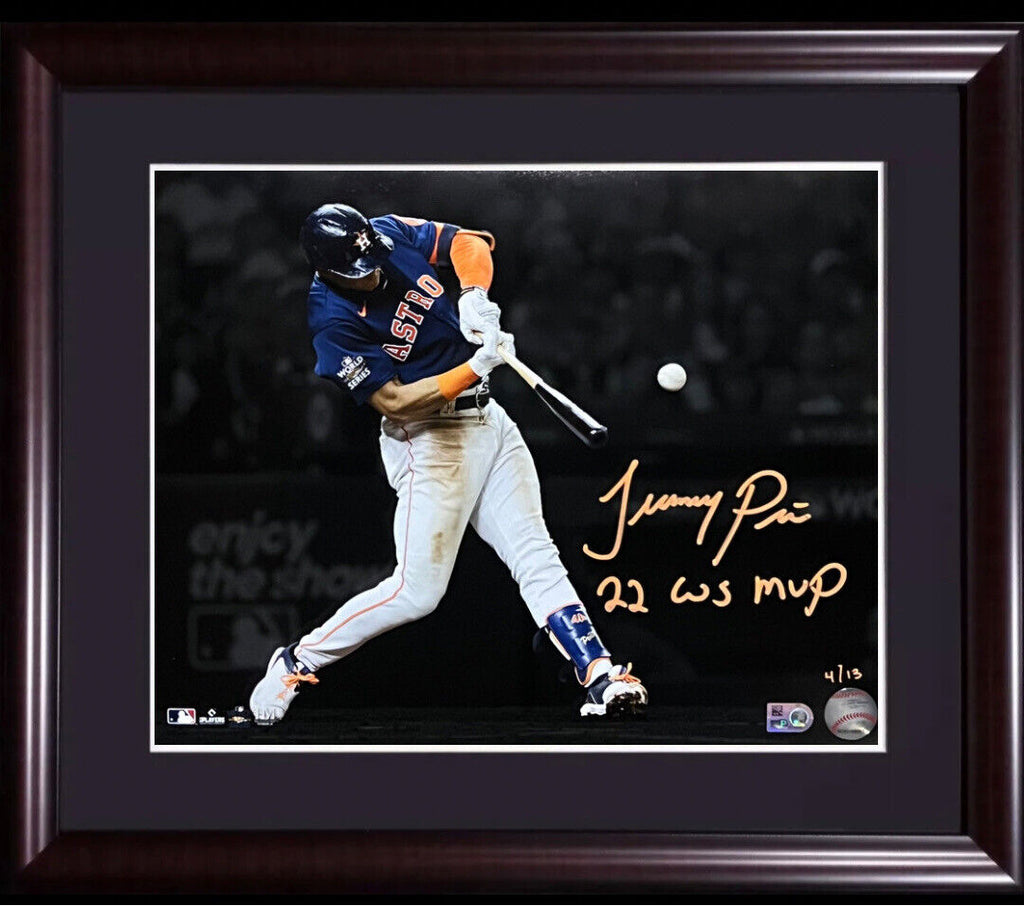 Jeremy Pena Astros Signed 11x14 Photo Framed 2022 WS MVP Auto Le /13 M –  CollectibleXchange