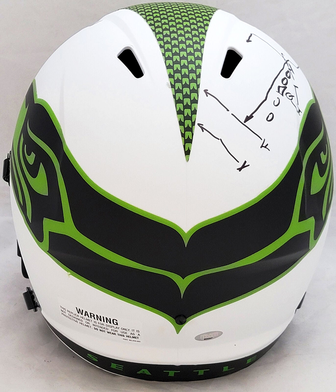 Jim Zorn Autographed Seahawks Lunar Eclipse White Full Size Helmet Pla –  CollectibleXchange