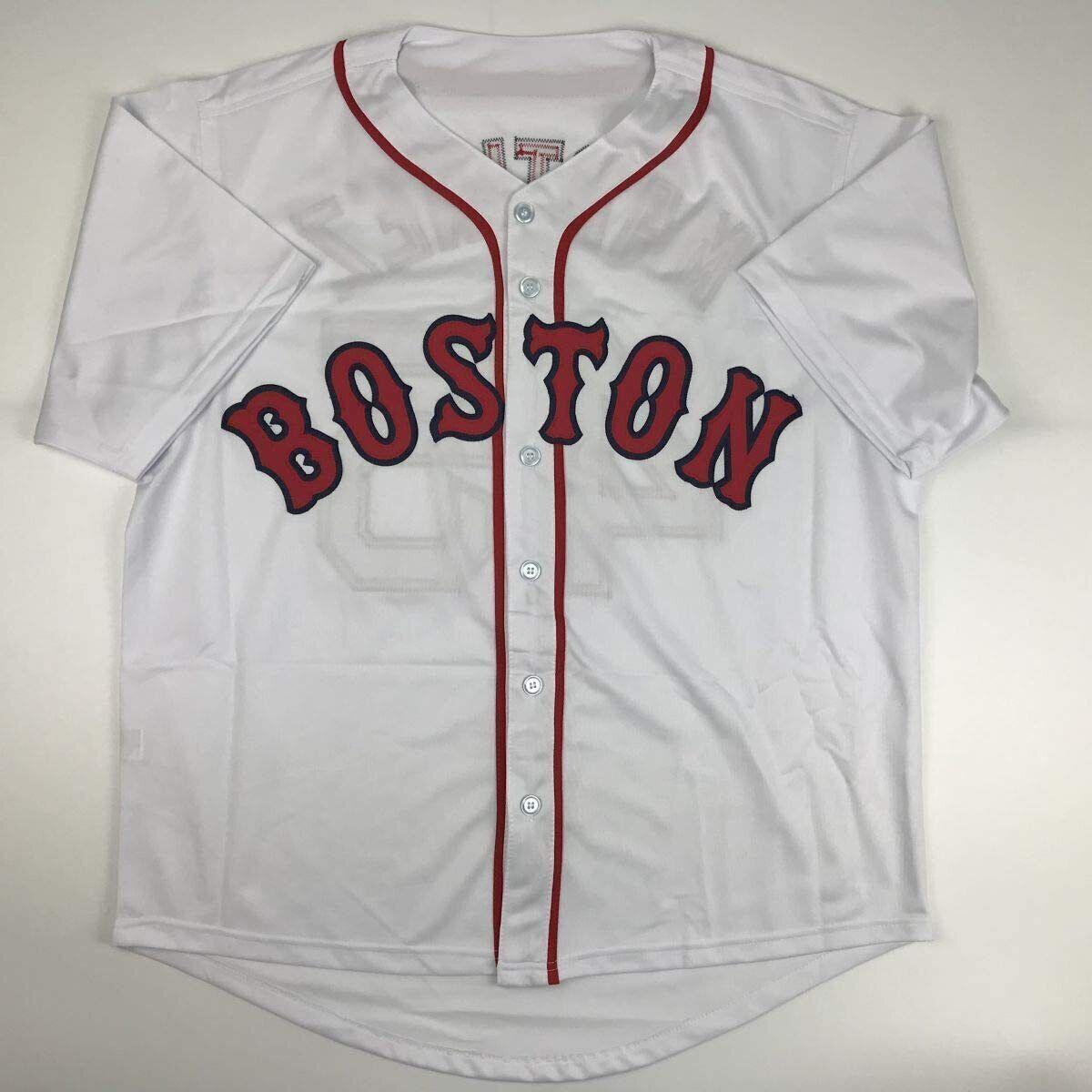 Autographed/Signed Pedro Martinez Boston White Baseball Jersey JSA COA –  Super Sports Center