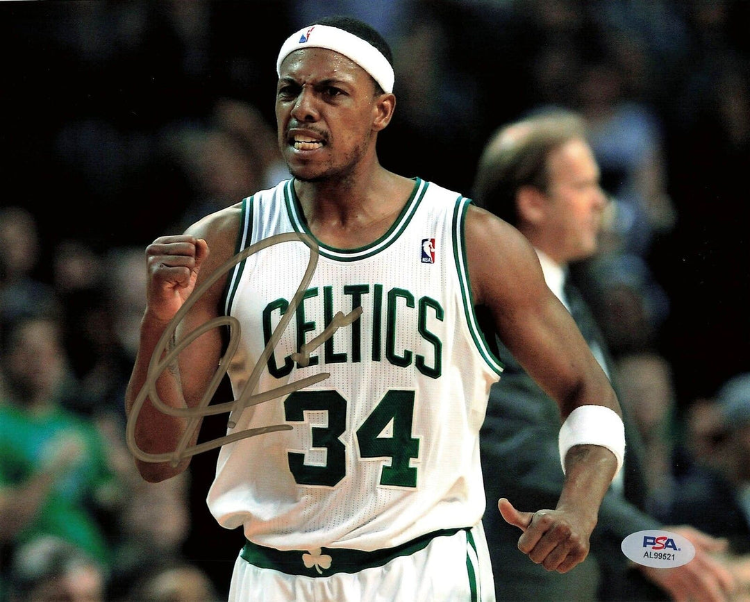 Paul Pierce signed 8x10 photo PSA/DNA Boston Celtics Autographed Image 1