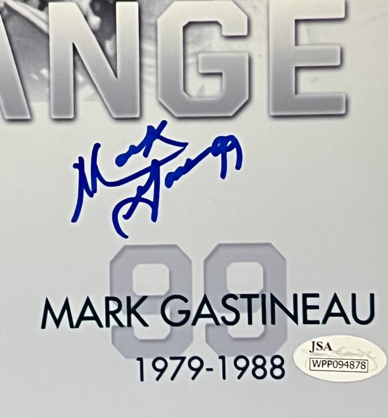 Mark Gastineau Signed Jets 16x20 Photo (JSA)