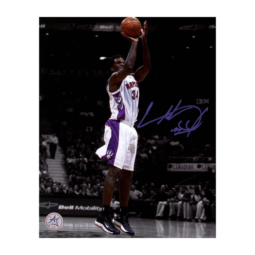 Charles Oakley Autographed Toronto Raptors 8x10 Photo Image 1