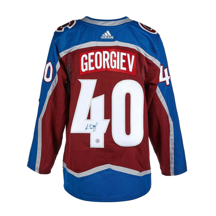 Alexandar Georgiev Autographed Colorado Avalanche Adidas Jersey Image 1