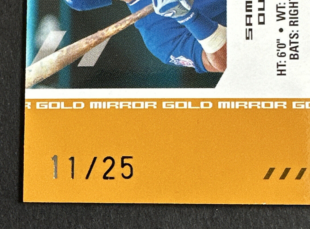 2004 Leaf Certified Materials Gold Mirror 11/ 25 Sammy Sosa Mint Image 6