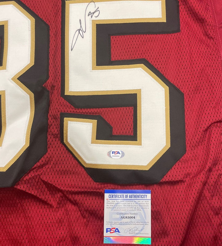 Vernon Davis signed Jersey PSA/DNA San Francisco 49ers Autographed Image 2