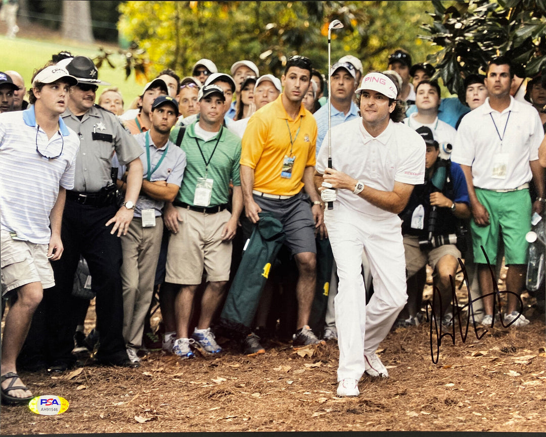 BUBBA WATSON SIGNED PHOTOS 11X14 AND 8X10  PSA/DNA JSA Image 1