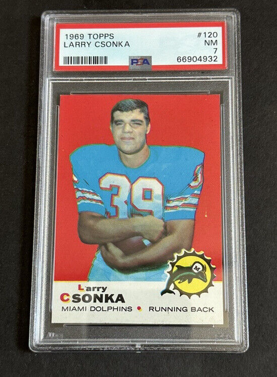 Larry Csonka 1969 TOPPS Card #120 DOLPHINS