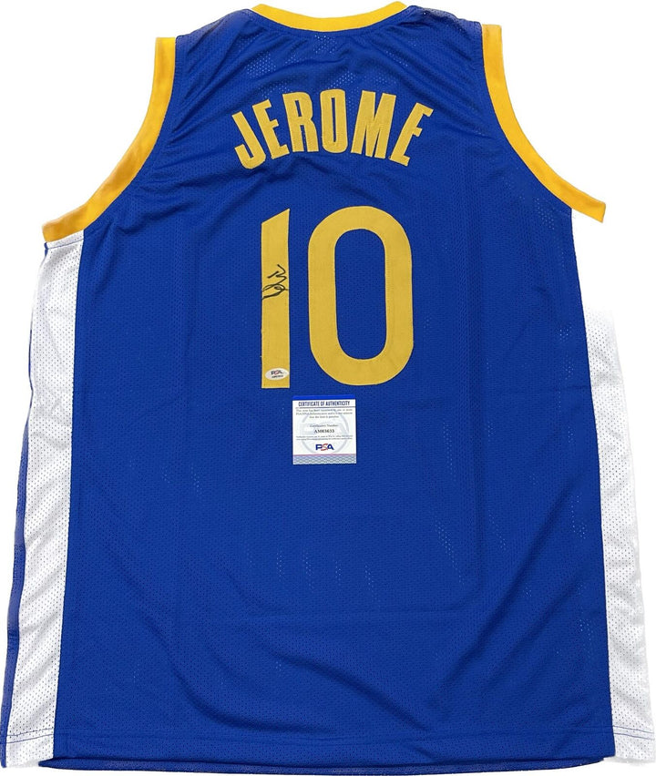 Ty Jerome signed jersey PSA/DNA Warriors Autographed Image 1