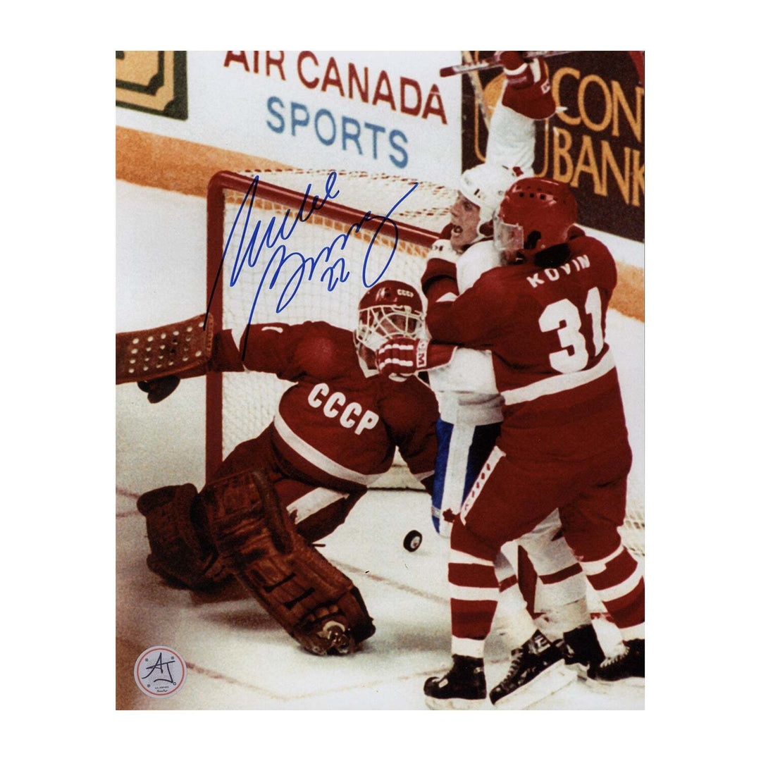 Mike Bossy Team Canada Signed Canada Cup 8x10 Photo Image 1