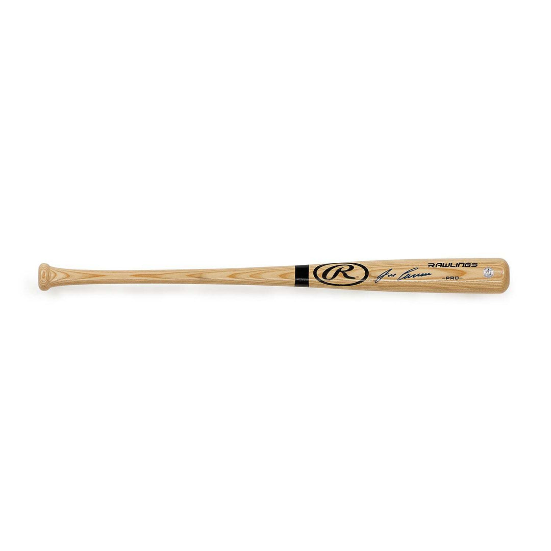 Jose Canseco Autographed Pro Blonde Rawlings Baseball Bat Image 1