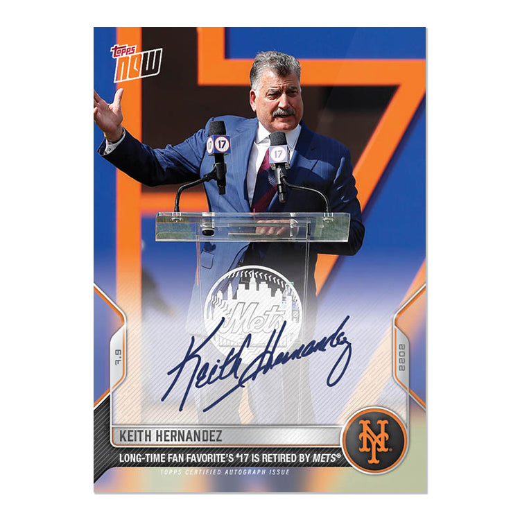 Keith Hernandez #17 - Citi Field Banner - 2021 Season