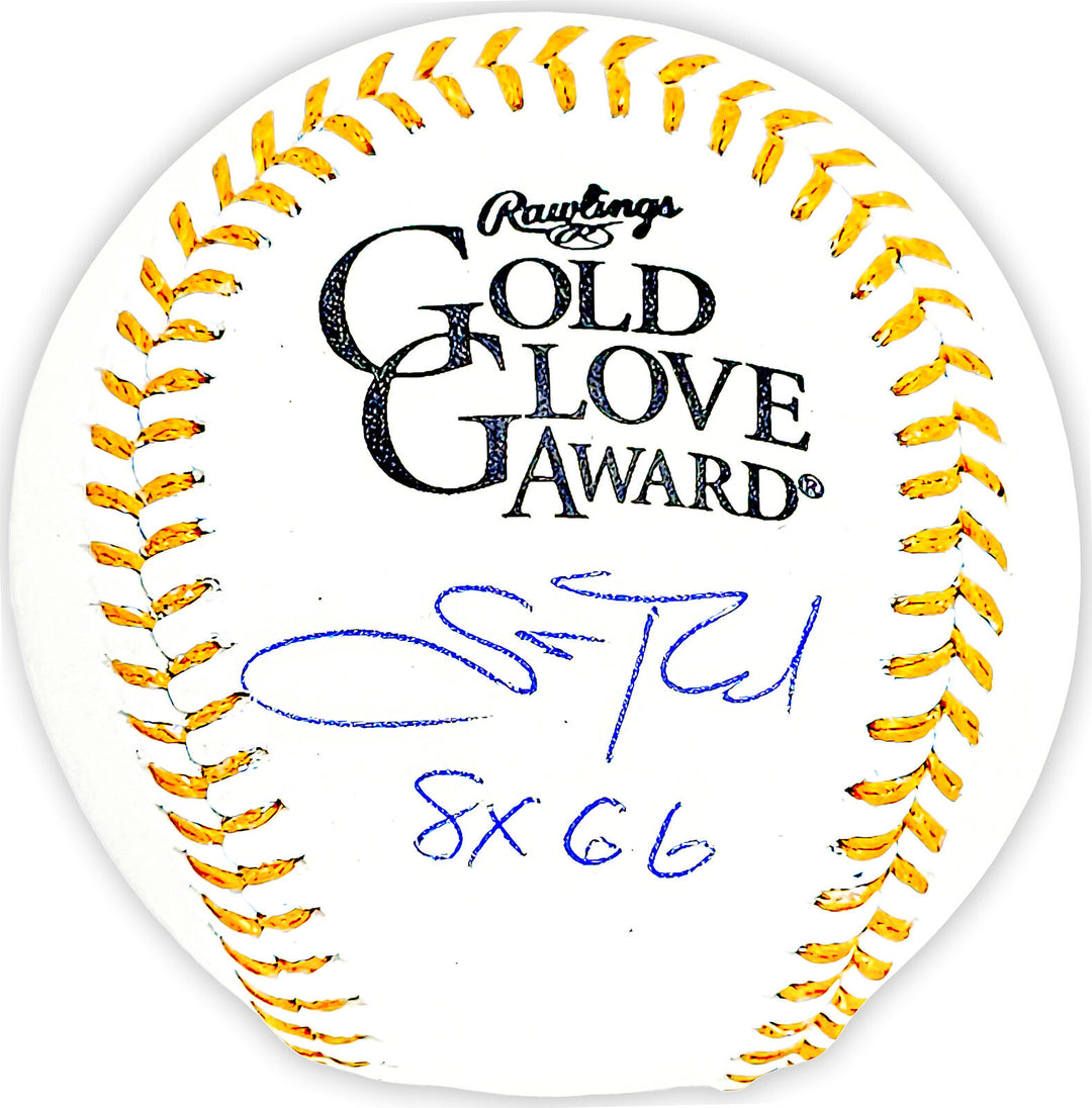SCOTT ROLEN AUTOGRAPHED GOLD GLOVE MLB BASEBALL CARDINALS 8X GG BECKETT 215685 Image 2