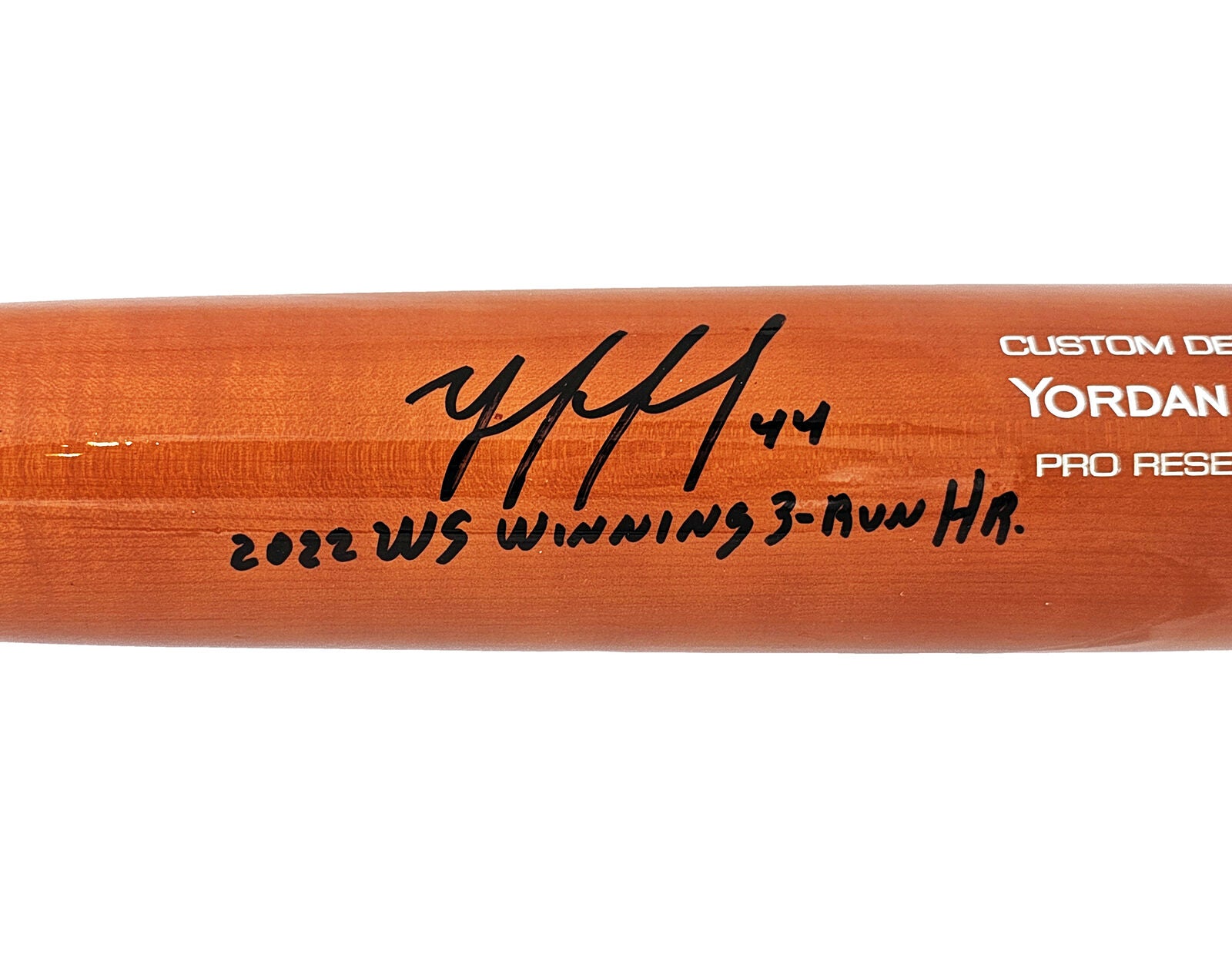 YORDAN ALVAREZ AUTOGRAPHED VICTUS GAME MODEL BAT ASTROS WS WINNING HR ...