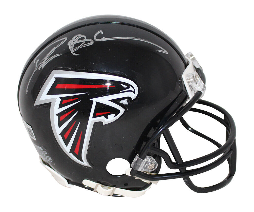 Deion Sanders Autographed Atlanta Falcons TB 2003-19 Mini Helmet BAS 34583 Image 1