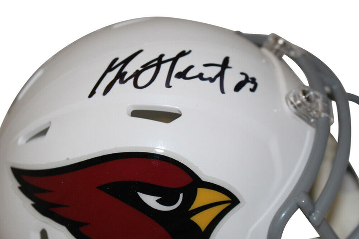 Garrison Heart Autographed Arizona Cardinals Speed Mini Helmet Beckett 35571 Image 2