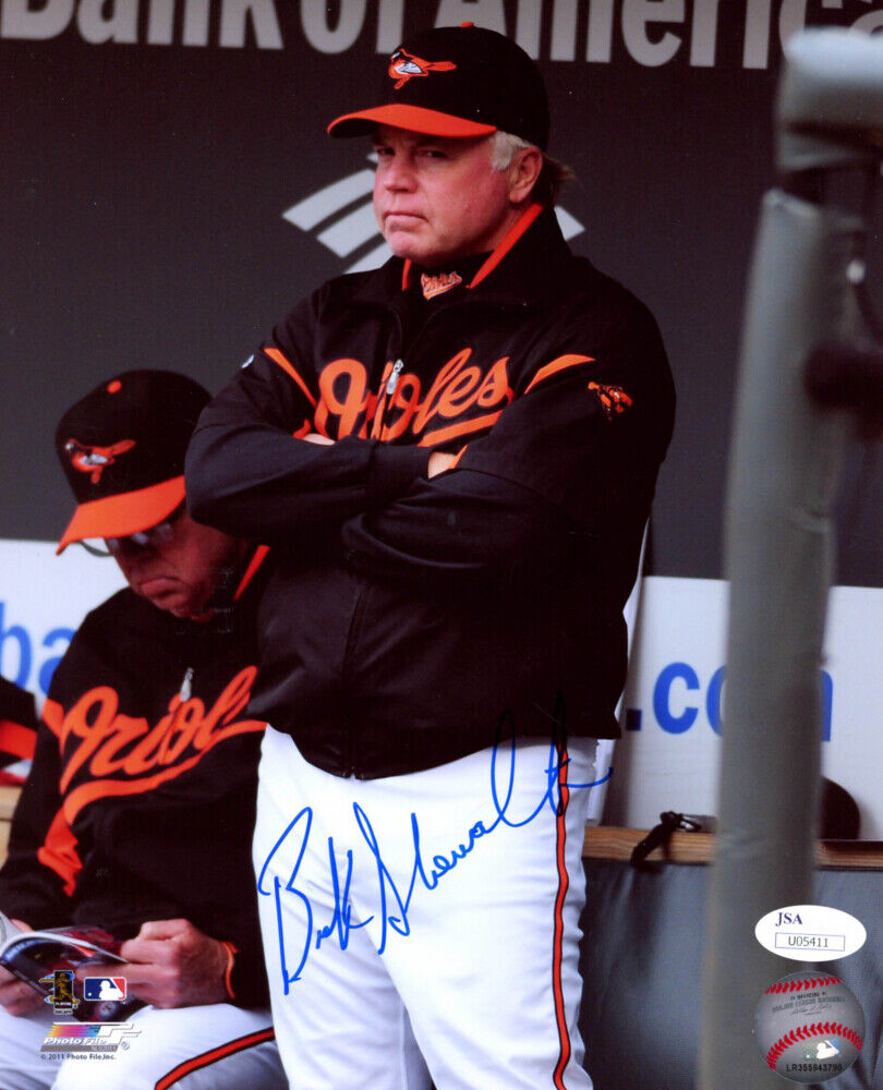 Baltimore Orioles Signed Photo Buck Showalter 8x10 Baseball Memorabilia