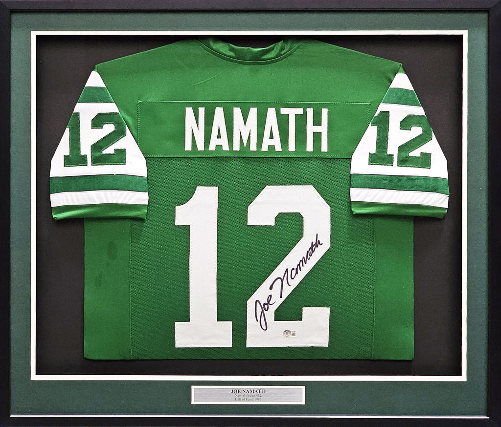 Joe Namath Signed New York Jets Throwback 65-77 Speed Mini Helmet Jsa  Wa755095 - Sports Memorabilia at 's Sports Collectibles Store