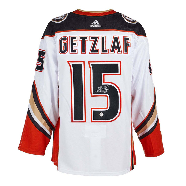 Ryan Getzlaf Signed Anaheim Ducks White Adidas Jersey Image 1
