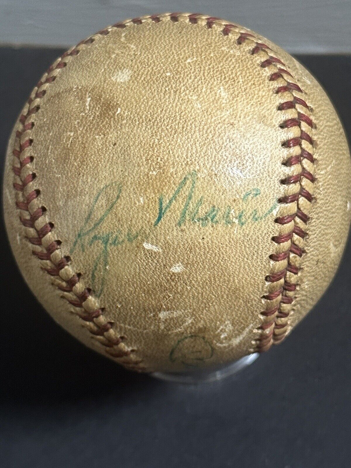 Mickey Mantle 7 Signed Baseball JSA LOA