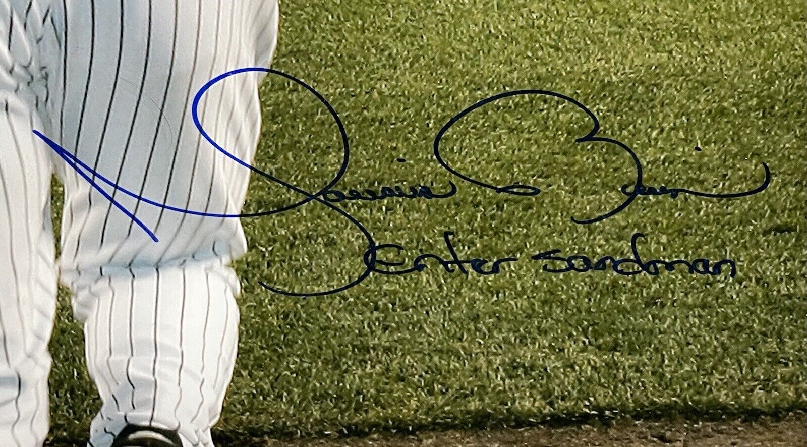 Framed Mariano Rivera Sandman Facsimile Laser Engraved Signature Auto New  York Yankees 14x17 Baseball Photo - Hall of Fame Sports Memorabilia