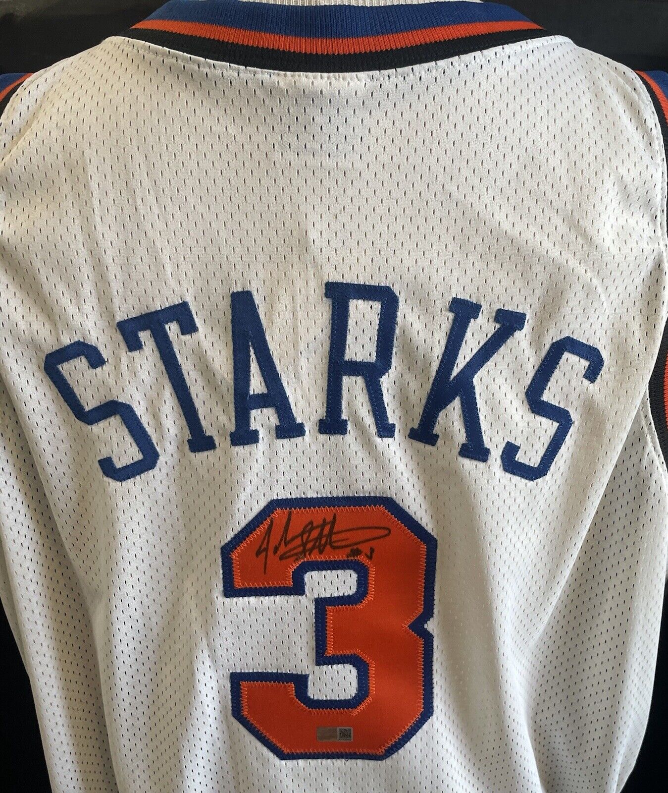 John Starks Signed NY Knicks White Starter Authentic Jersey Autograph –  CollectibleXchange