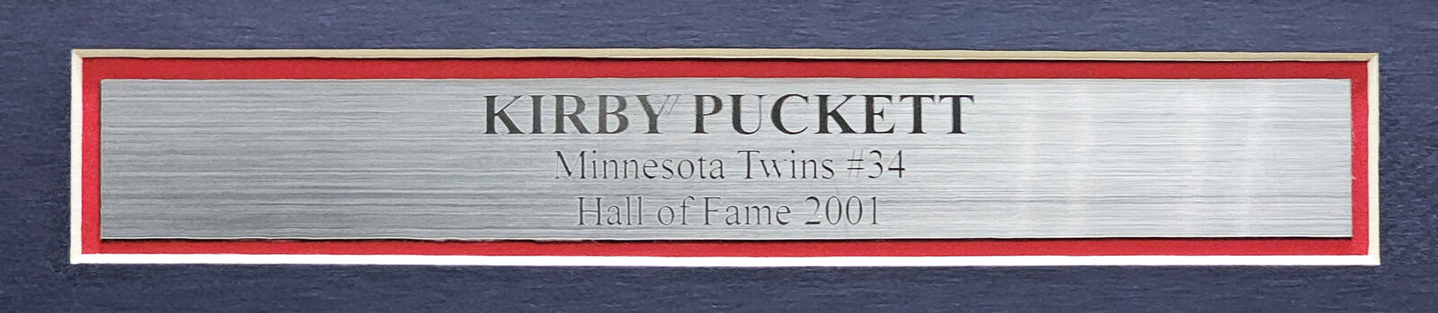 Kirby Puckett Framed Minnesota Twins Jersey 
