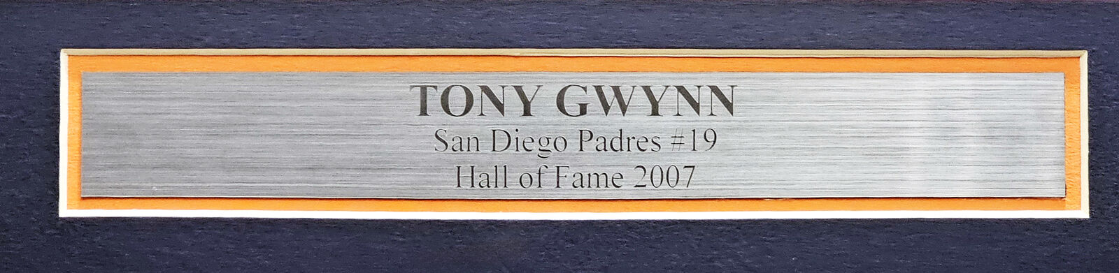 San Diego Padres Tony Gwynn Autographed Framed White Pinstripes
