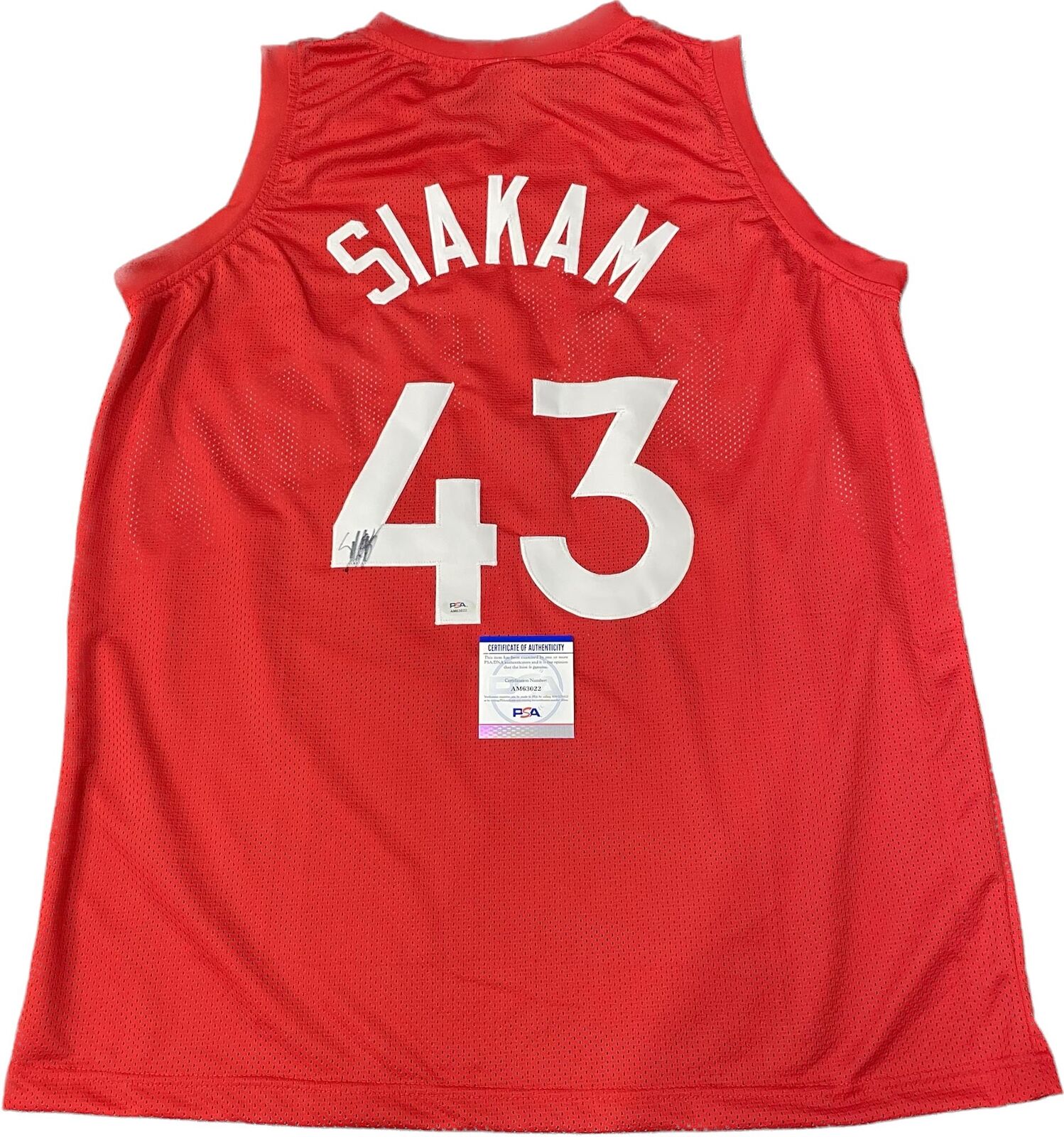 OG Anunoby signed jersey PSA/DNA Toronto Raptors Autographed at 's  Sports Collectibles Store
