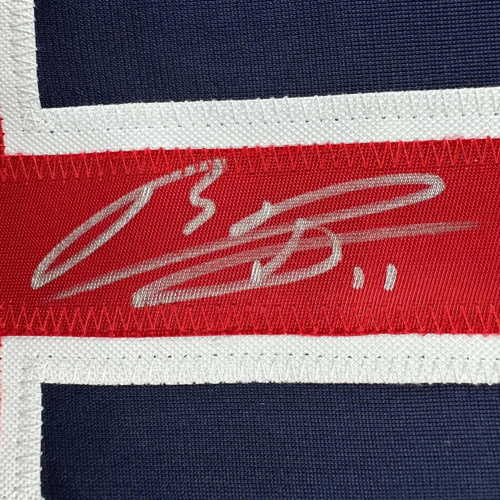Autographed/Signed Rafael Devers Boston White Baseball Jersey JSA