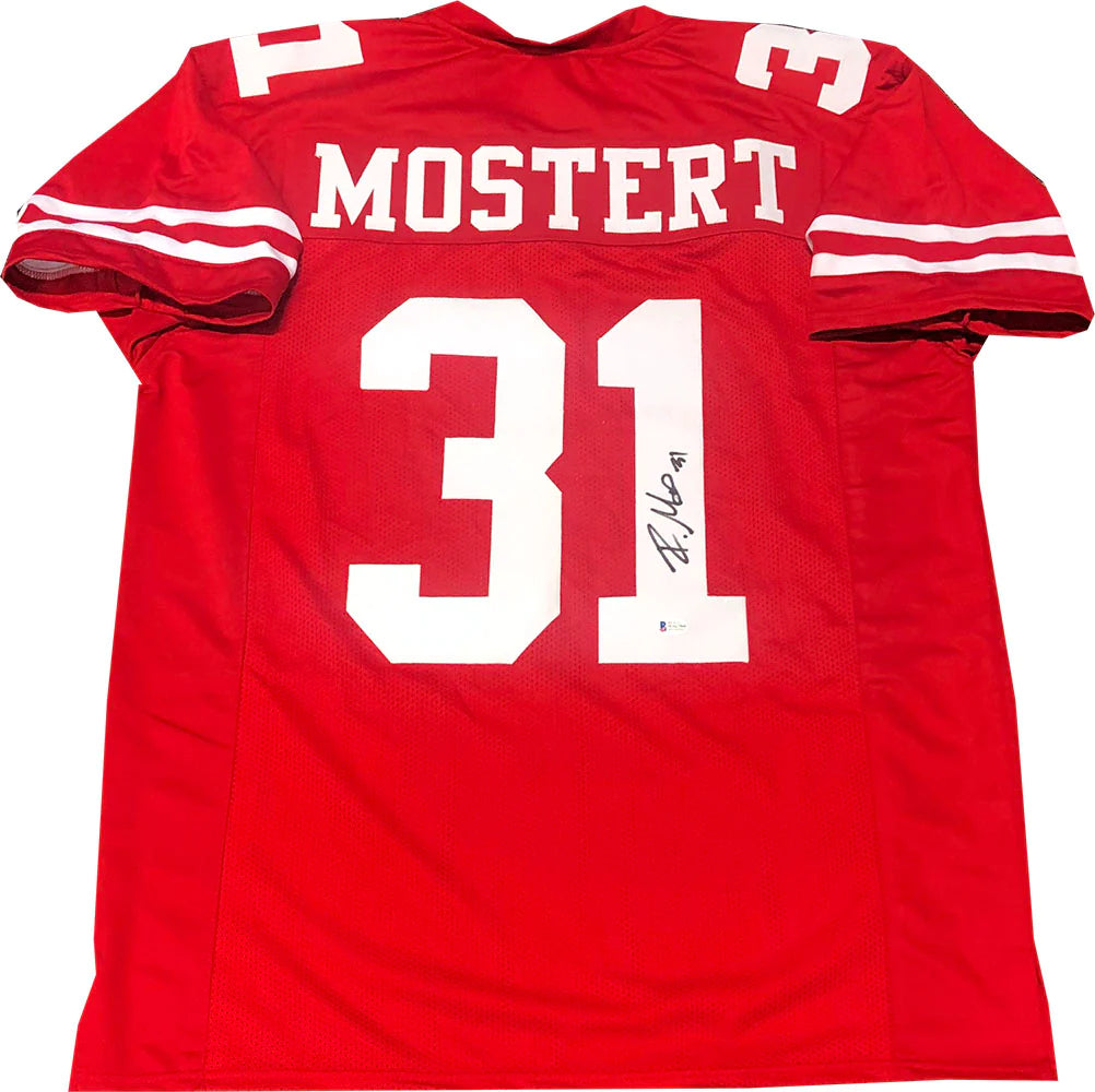 Raheem Mostert Autographed San Francisco 49ers Jersey (BVG) at 's  Sports Collectibles Store