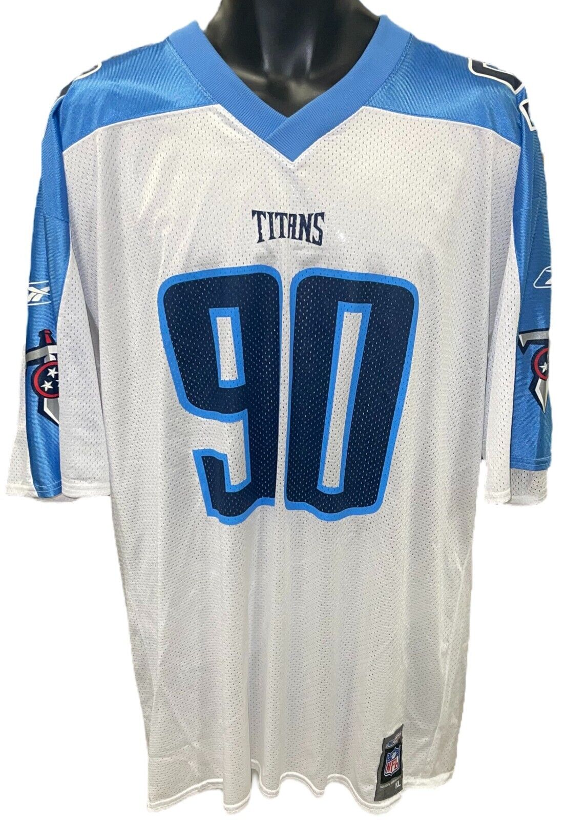 Jevon Kearse Tennessee Titans Signed Blue Custom Football Jersey