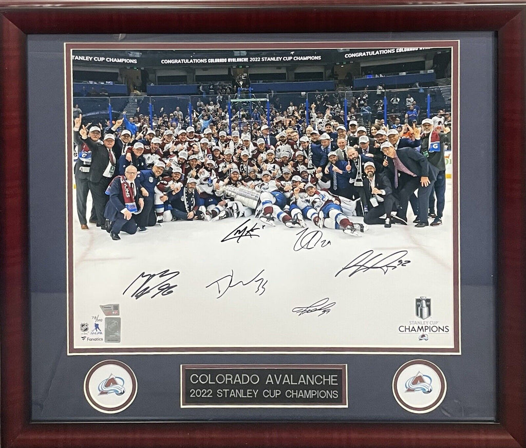 Avalanche 2001 Limited Edition Colorado Stanley Cup Champs 8X10 Photo