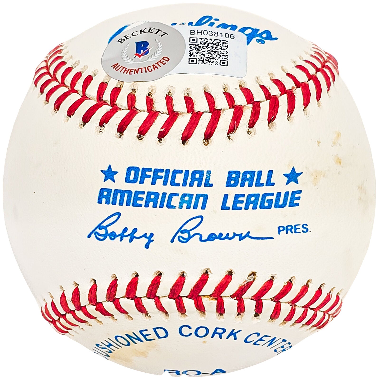 George Brett Autographed Official AL Baseball Kansas City Royals