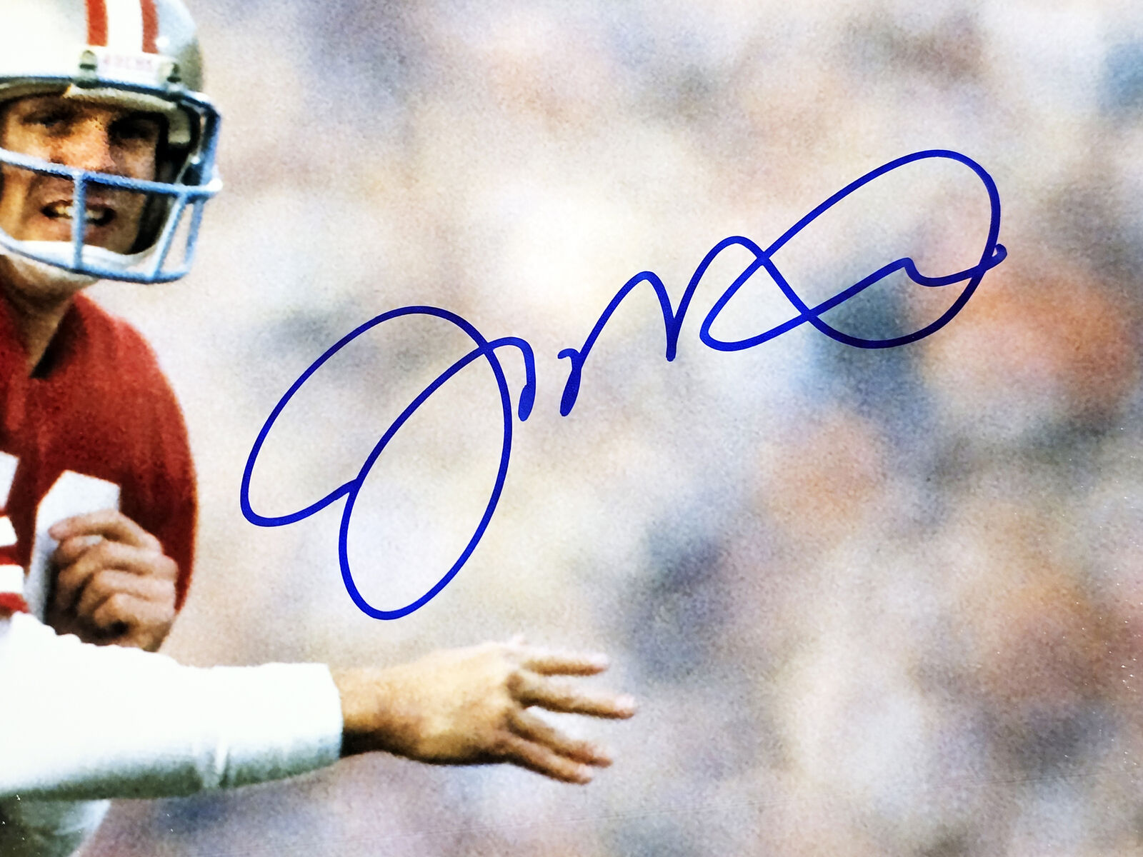 JOE MONTANA AUTOGRAPHED SIGNED 16X20 PHOTO SAN FRANCISCO 49ERS JSA STOCK  #216964