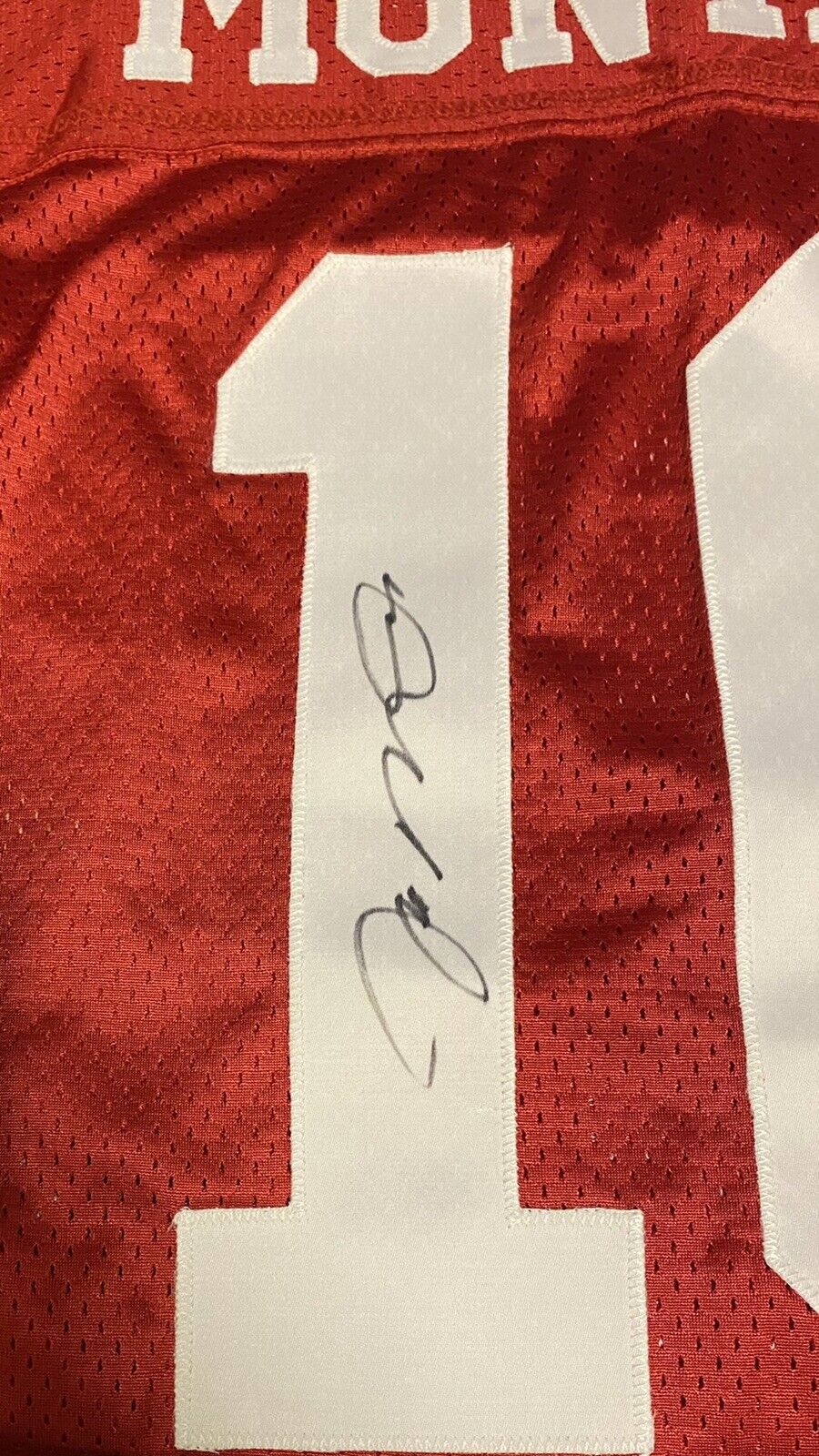 Lot Detail - Joe Montana Autographed Authentic San Francisco 49ers Jersey  UDA