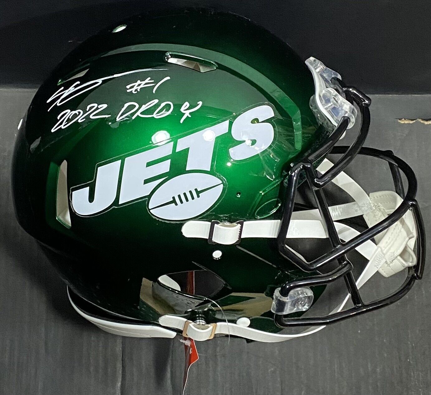 SAUCE GARDNER AUTOGRAPHED SIGNED N.Y. JETS MINI HELMET CERTIFIED  AUTHENTICITY