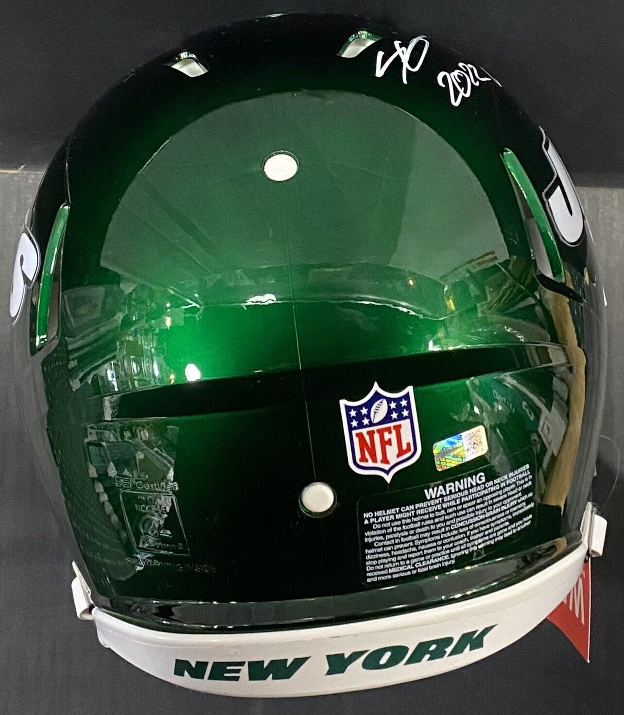 Sauce Gardner NY Jets Signed FS Speed Replica Helmet Auto 2022 DROY Ro –  CollectibleXchange