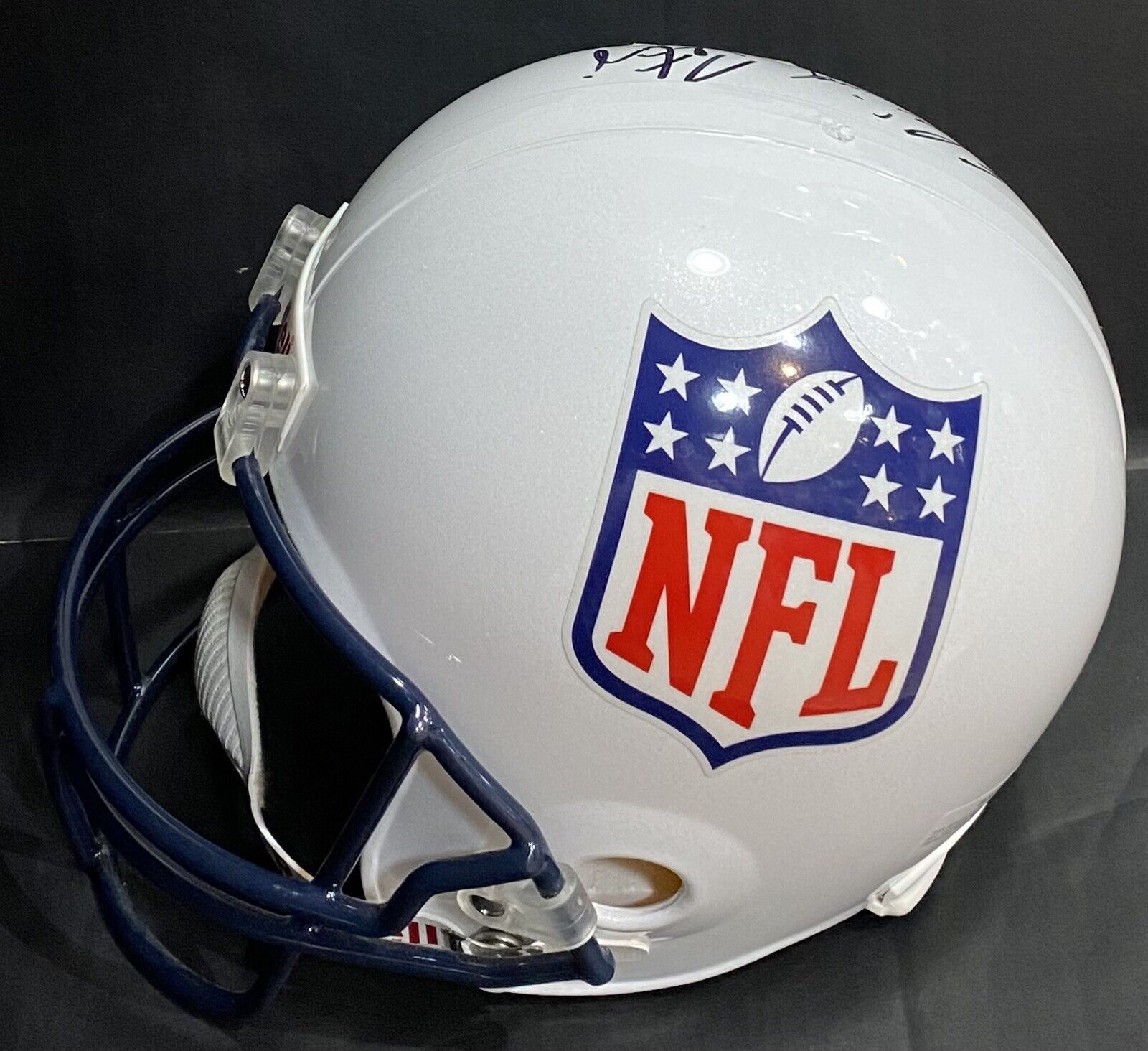 Archie Peyton & Eli Manning Autographed Riddell NFL Shield Replica Helmet